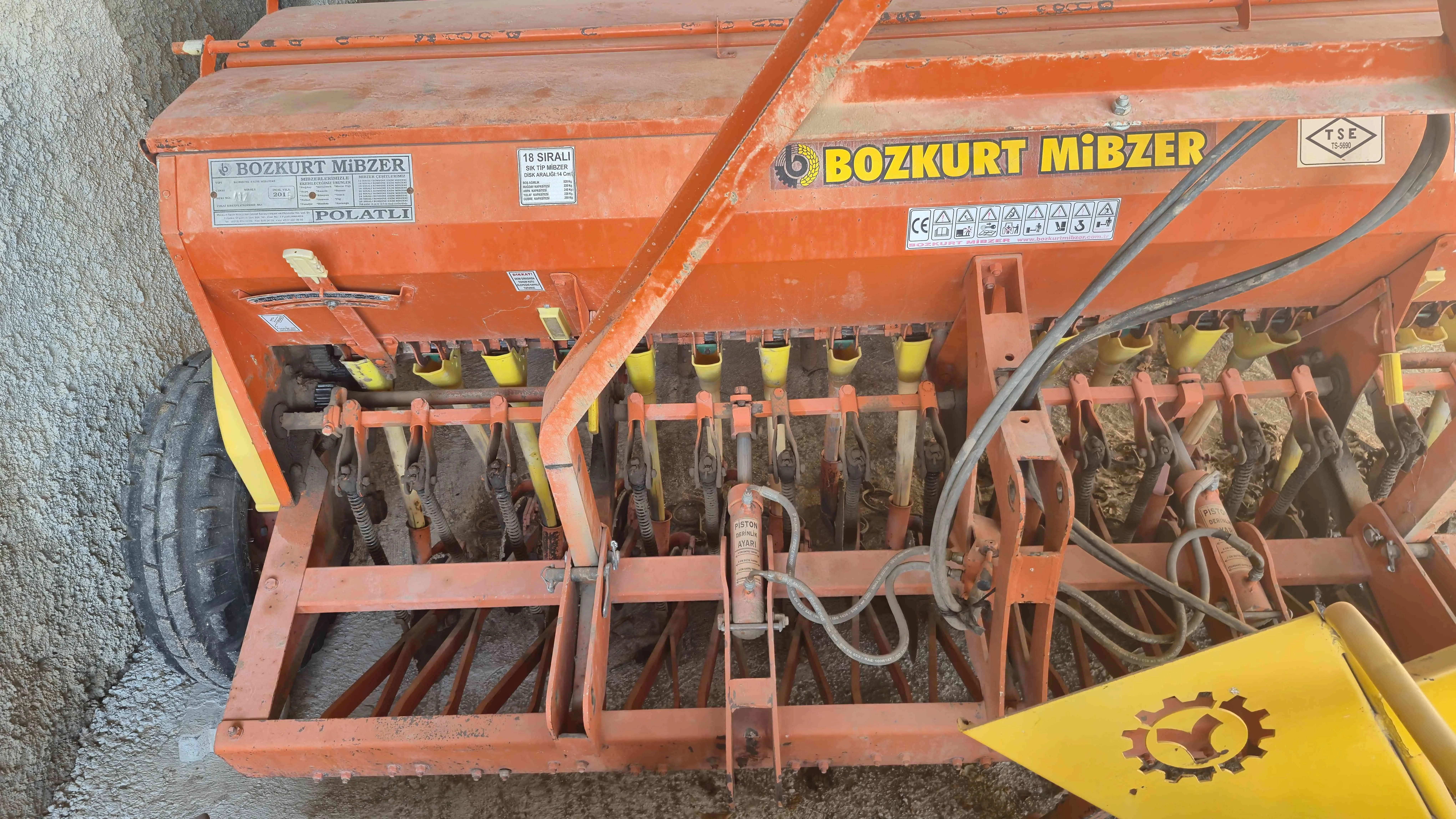 2015 Model Bozkurt Mibzer Pistonlu Derinlik Ayarlı Çok Temiz