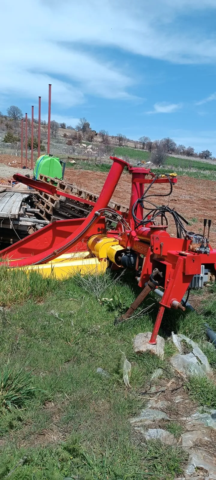 Tekli çelmak mısır silaj makinası
